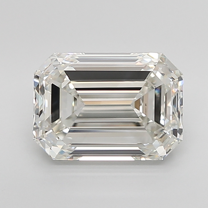 Emerald cut 4.64ct H IF