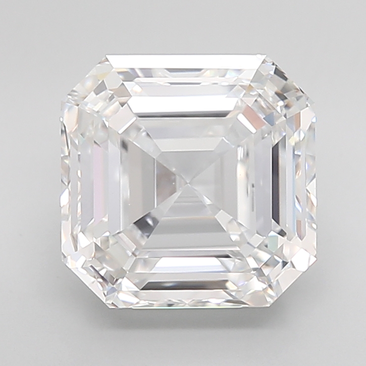 Square emerald cut 5.16ct D VVS2