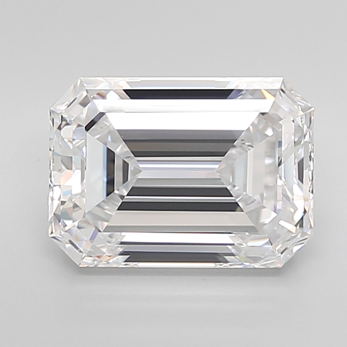 Emerald cut 4.50ct D VVS2
