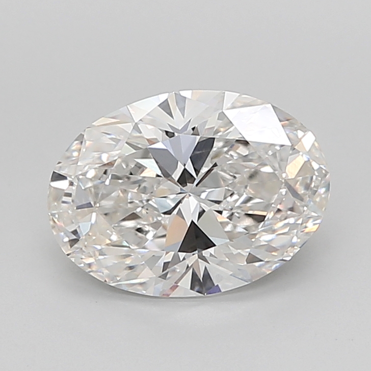 3.05 carat f VVS2 EX Cut IGI oval diamond