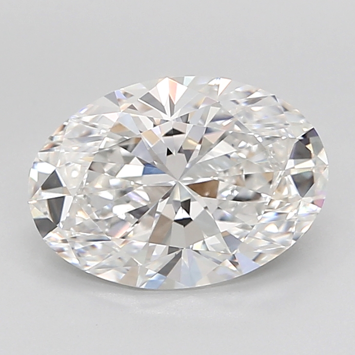 3.05 carat f VVS2 EX Cut IGI oval diamond