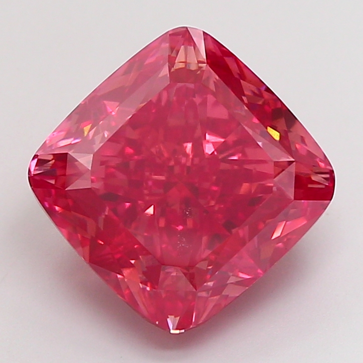 Cushion 9.21ct Fancy Vivid Red VS1