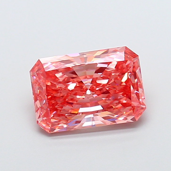 Radiant 4.02ct Fancy Vivid Pink VS1