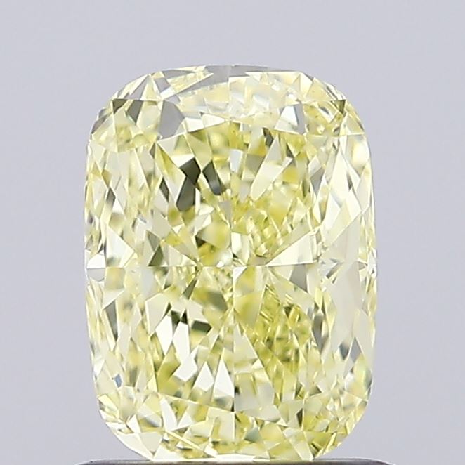 0.9ct Cushion Fancy Yellow VS1 IGI