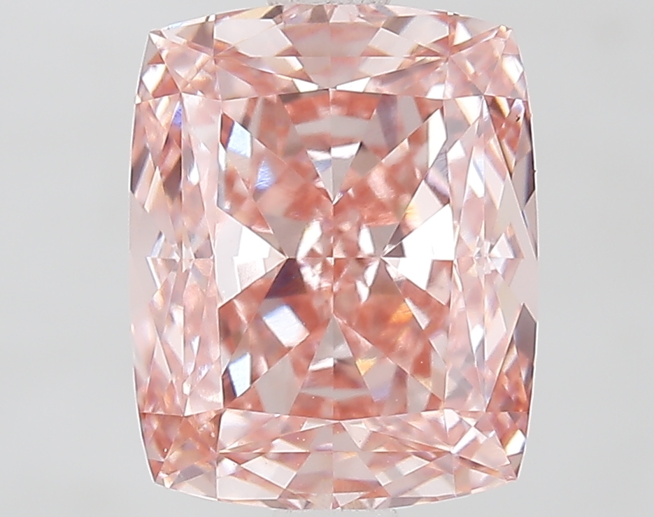 3.05ct Cushion Fancy Vivid Pink VS1 IGI
