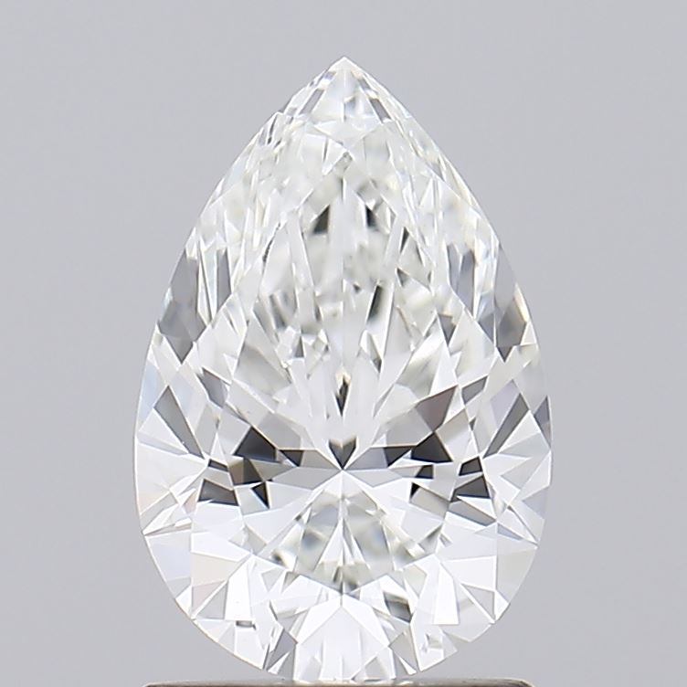 1.31 carat f VVS2 EX Cut IGI pear diamond
