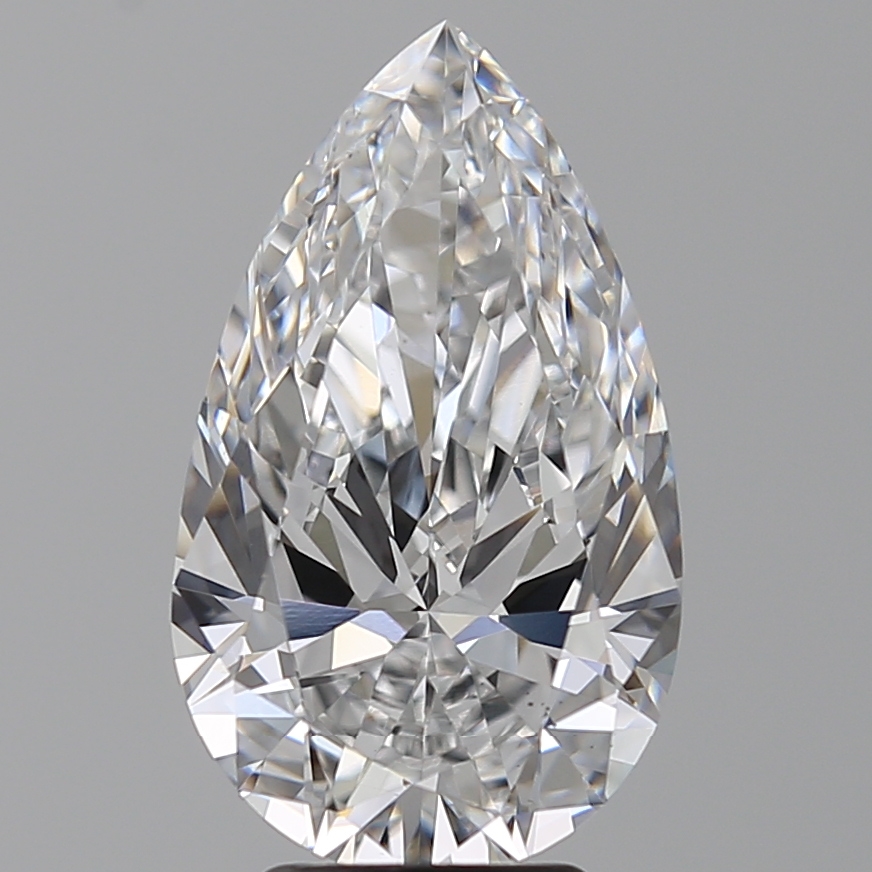 4.52 carat e VS1 EX Cut IGI pear diamond