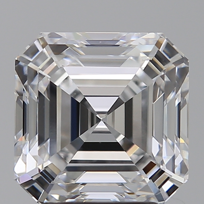 3.09 carat d IF EX Cut IGI asscher diamond