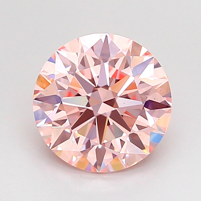 1.74ct Round Fancy Intense Pink VVS2 IGI