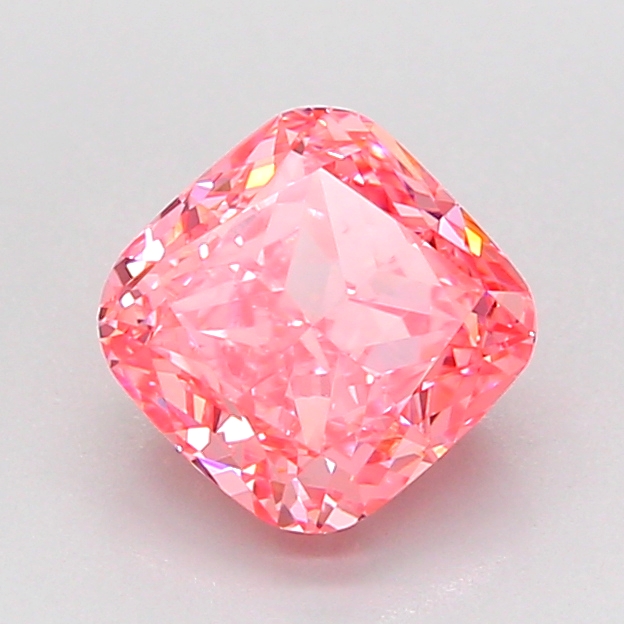 1.54ct Cushion Brilliant Fancy Vivid Pink VS2 IGI