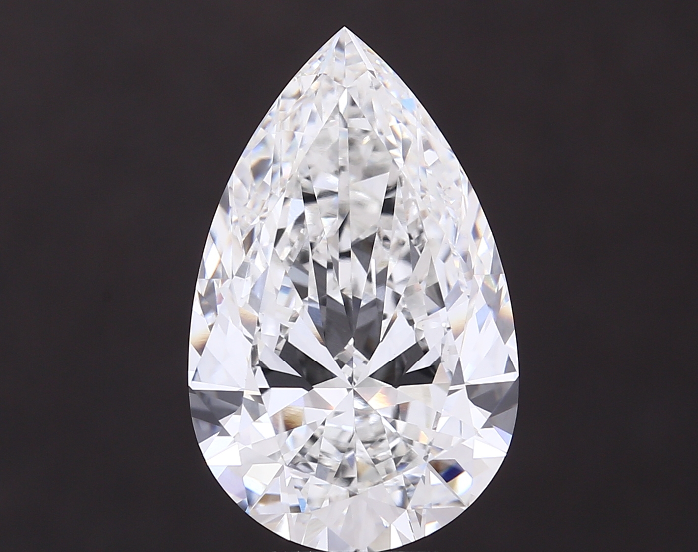 6.01 ct. pear Lab Grown Diamond front image
