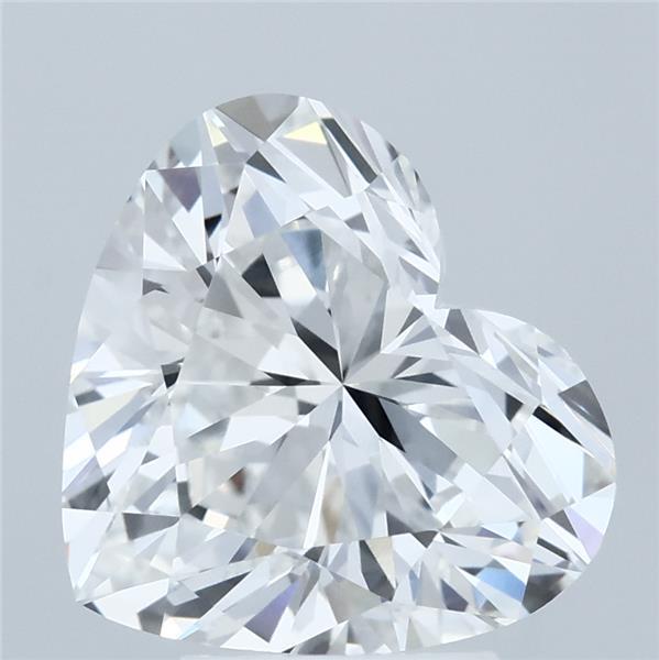 4.10 Carat Heart Cut E VVS2 Diamond - view 1