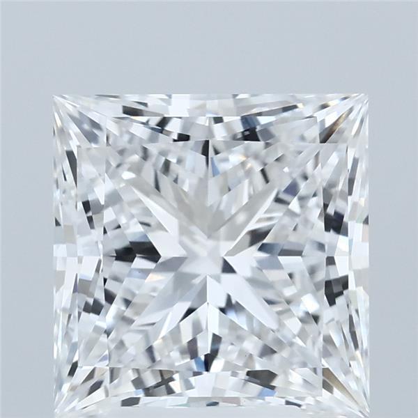 4.24 Carat Princess Cut E VVS2 Diamond - view 1