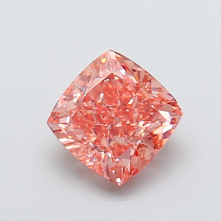 2.13ct Cushion Modified Fancy Intense Pink VS1 IGI