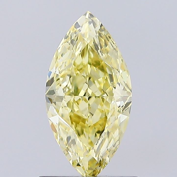 0.94ct Marquise Fancy Yellow VS1 IGI