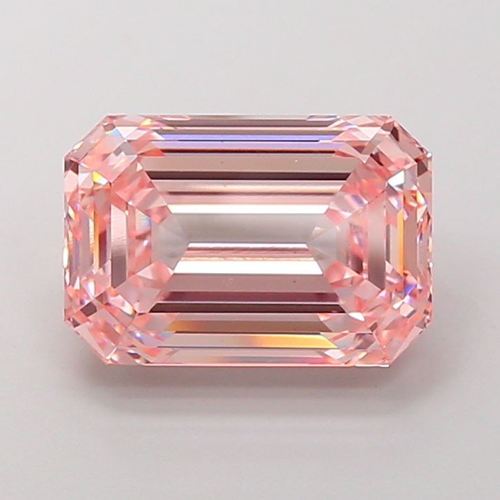 8.88ct Emerald Fancy Intense Pink VVS2 IGI