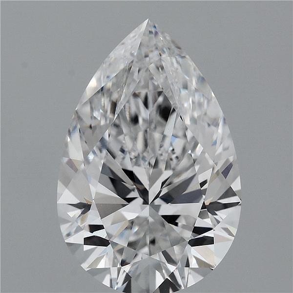 5.19 Carat Pear Cut E VVS1 Diamond - view 1