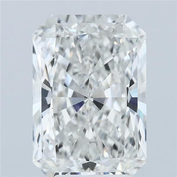 4.09 Carat Radiant Cut F VVS1 Diamond - view 1