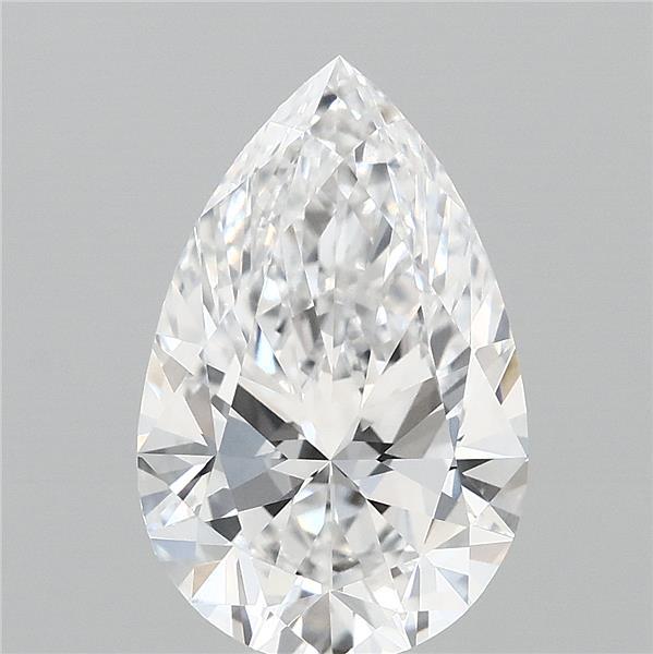 3.08 Carat Pear Cut E VVS1 Diamond - view 1