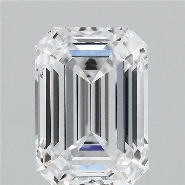3.65 Carat Emerald Cut D VVS2 Diamond - view 1