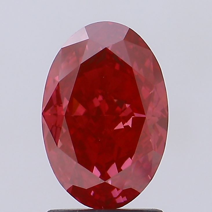 2.23ct Oval Fancy Vivid Pink VVS2 IGI