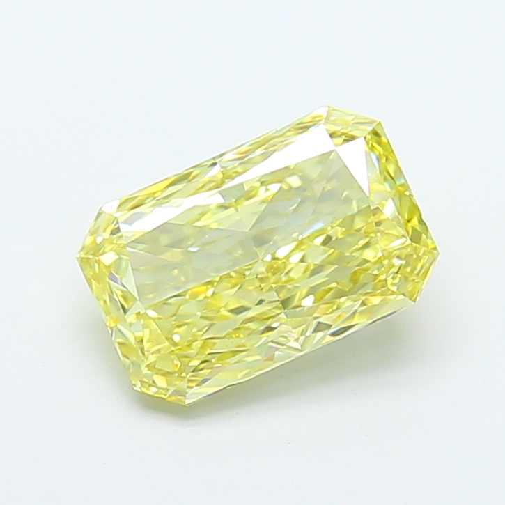 2.51ct Radiant Fancy Intense Yellow VS1 IGI