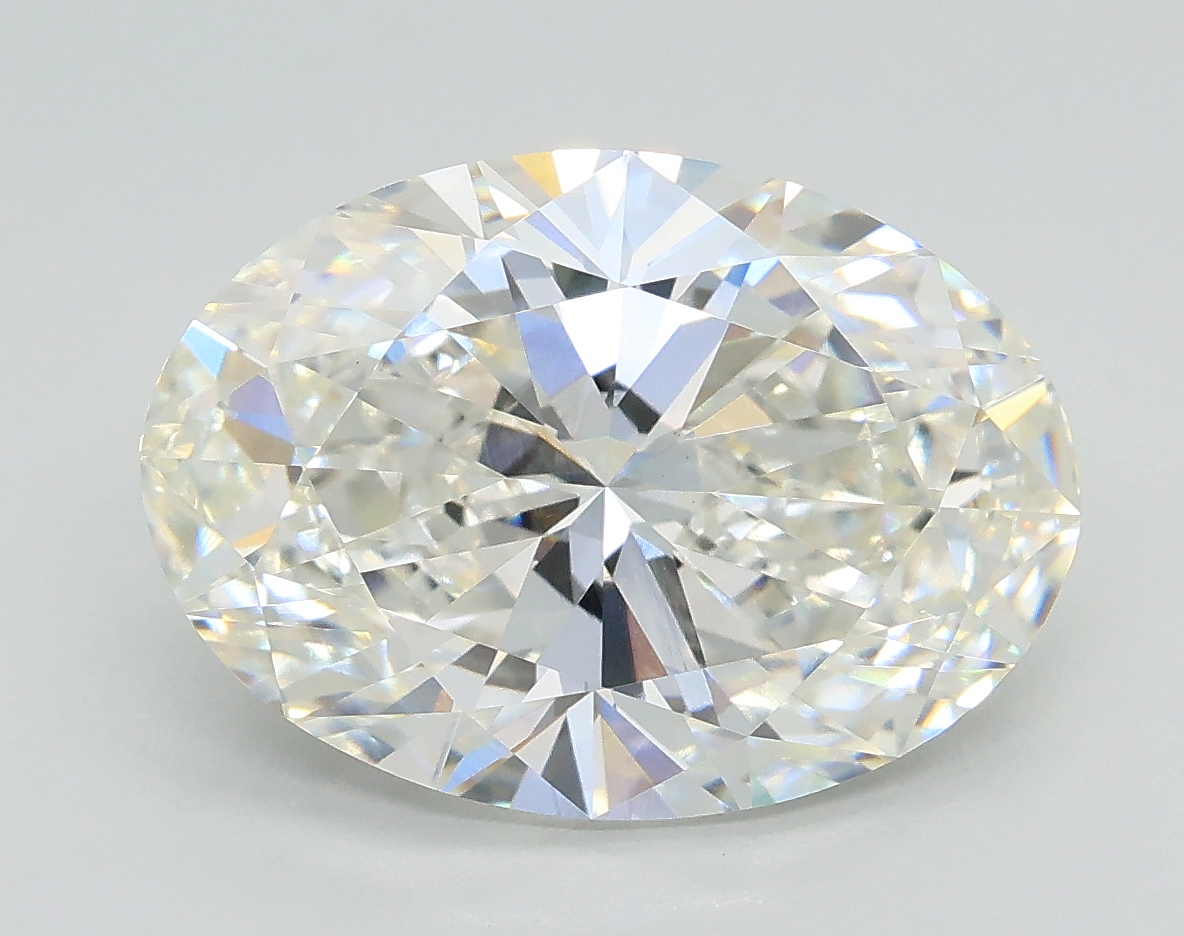 4.02 ct. oval Lab Grown Diamond front image