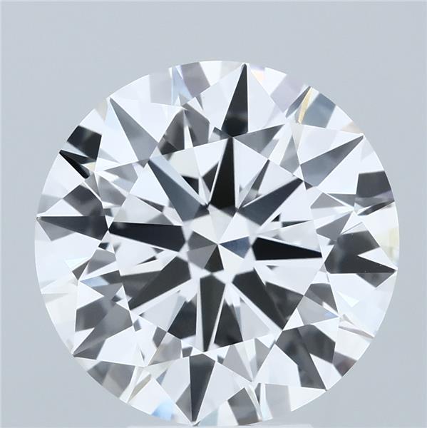 5.77 Carat Round Cut E VVS2 Diamond - view 1