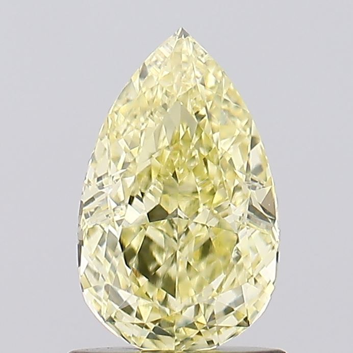 1.07ct Pear Fancy Yellow VVS2 IGI