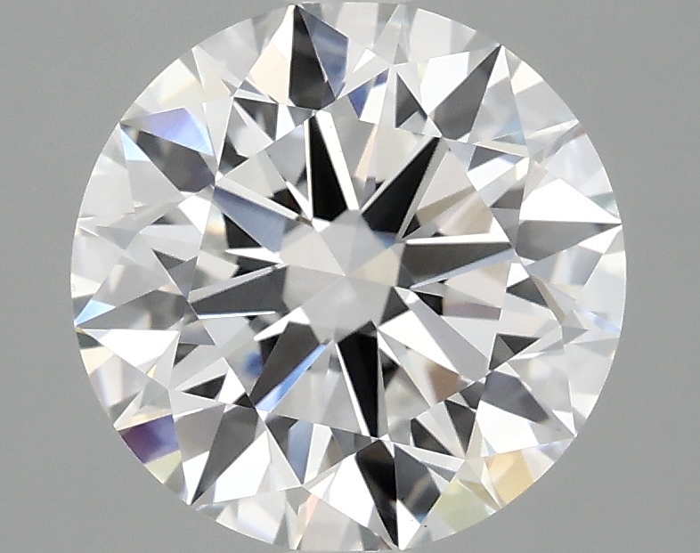3.04 Carat Round Cut Lab Diamond