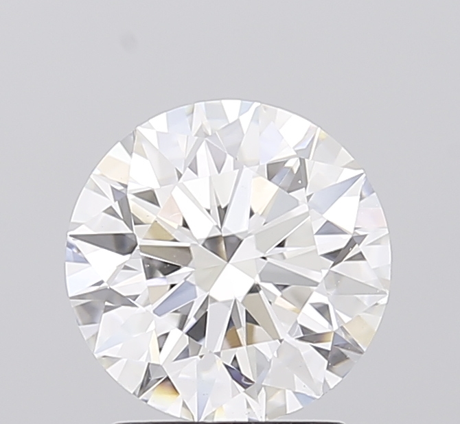 2.06ct Round · F · VVS2 · IGI