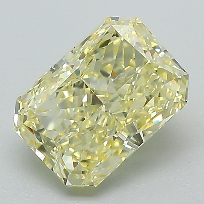 1.66ct Radiant Fancy Intense Yellow VVS2 IGI