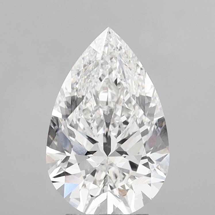 4 carat e VVS2 EX Cut IGI pear diamond