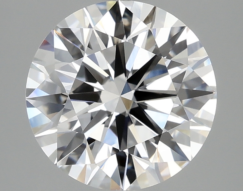 3.09 Carat Round Cut Lab Diamond