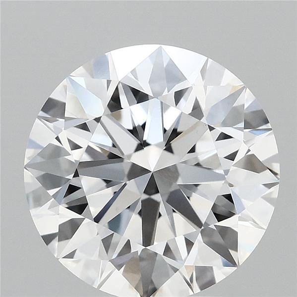 4.08 Carat Round Cut E VVS1 Diamond - view 1