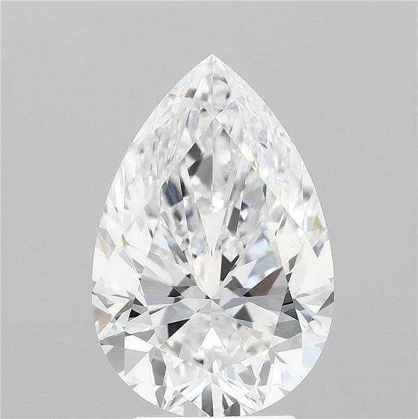 4.06 Carat Pear Cut E VVS1 Diamond - view 1