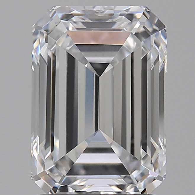 2.04 carat d VVS2 EX Cut IGI emerald diamond