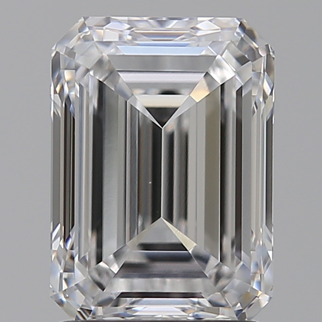 2.01 carat d VVS2 EX Cut IGI emerald diamond