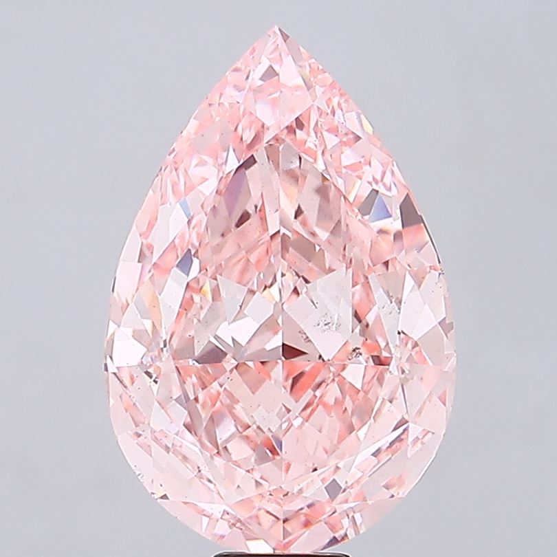 20.2ct Pear Fancy Vivid Pink VS2 IGI
