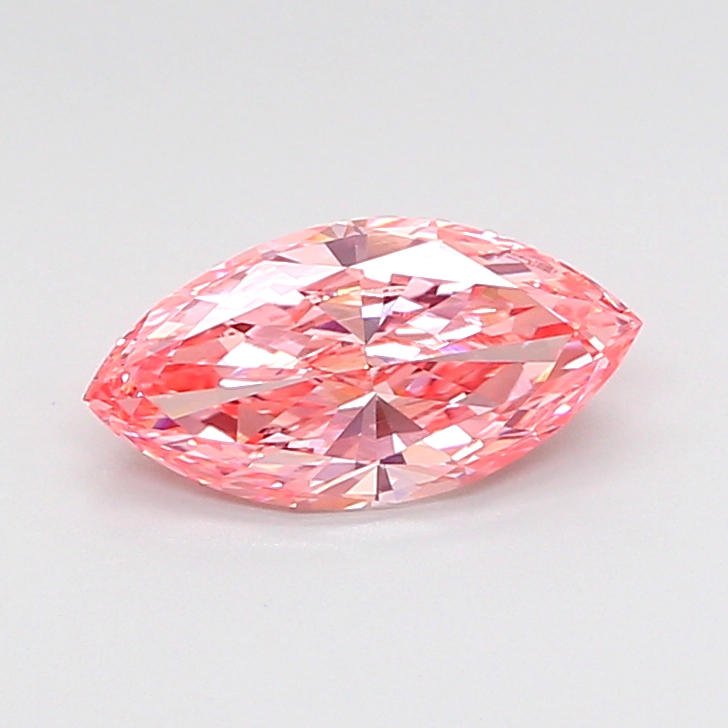 1.53ct Marquise Fancy Vivid Pink VVS2 IGI