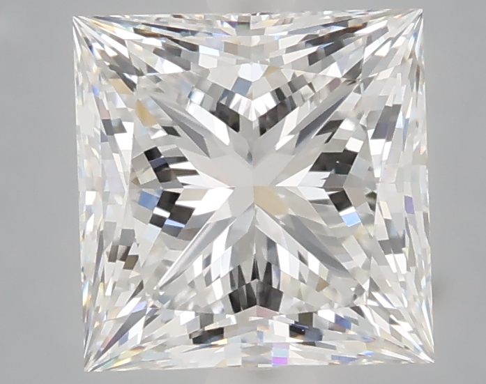 2.72 carat e VVS2 EX Cut IGI princess diamond