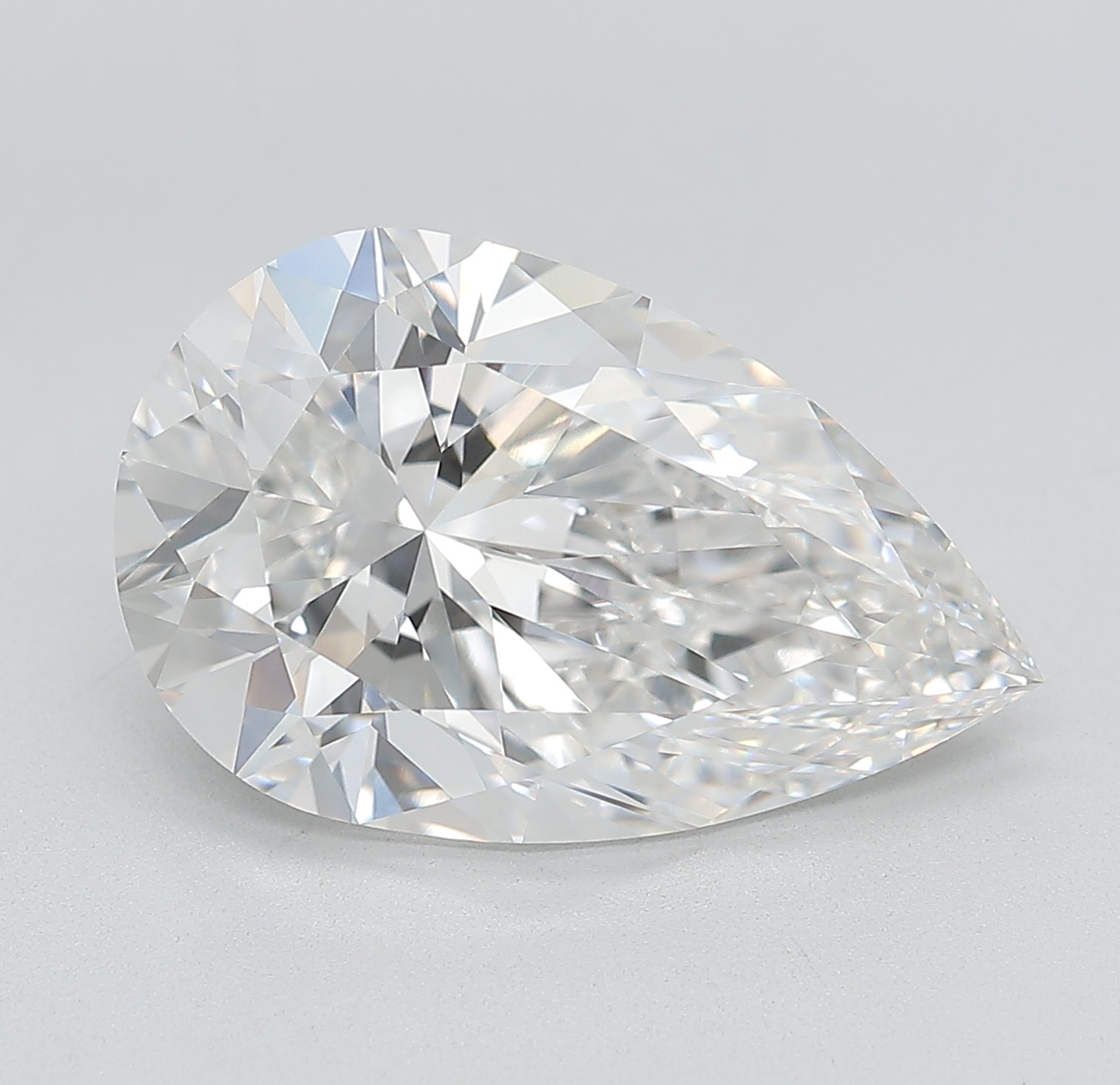 7.64ct Pear E VVS2 IGI