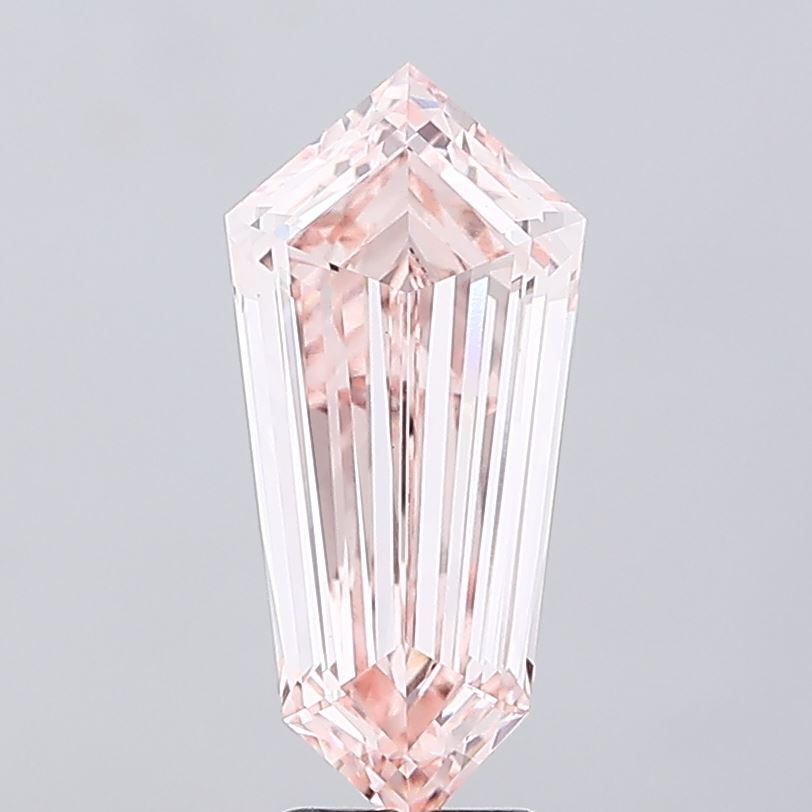 5.05ct Hexagonal Fancy Intense Pink VVS2 IGI