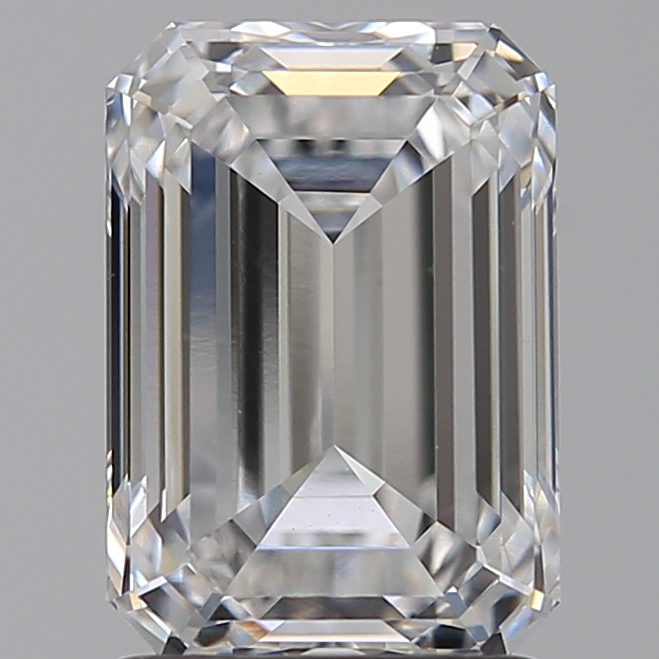 2.03 carat d VVS2 EX Cut IGI emerald diamond