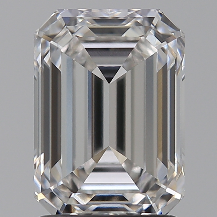 2 carat f VVS2 EX Cut IGI emerald diamond