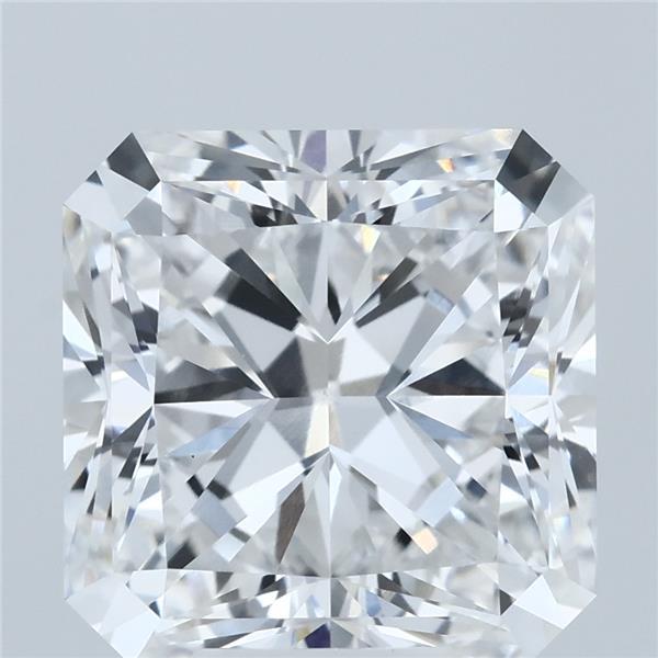7.06 Carat Radiant Cut E VVS2 Diamond - view 1