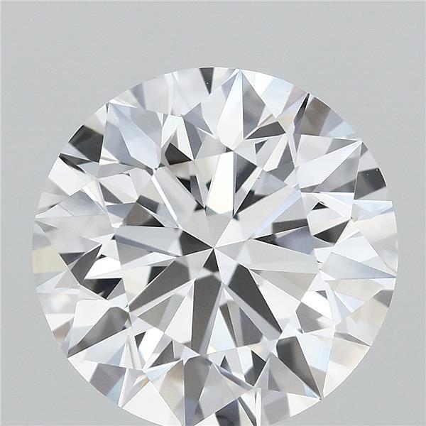 3.45 Carat Round Cut E VVS2 Diamond - view 1