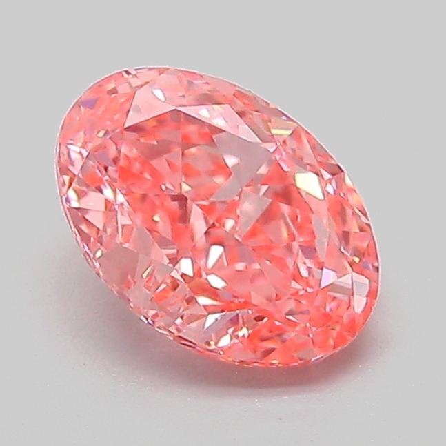 1.09ct Oval Fancy Vivid Pink VVS2 IGI