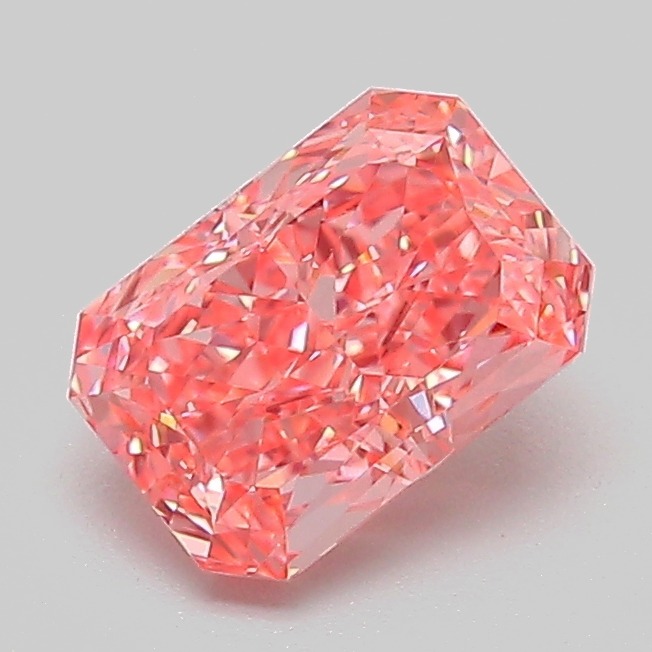 1.11ct Radiant Fancy Vivid Pink VVS2 IGI