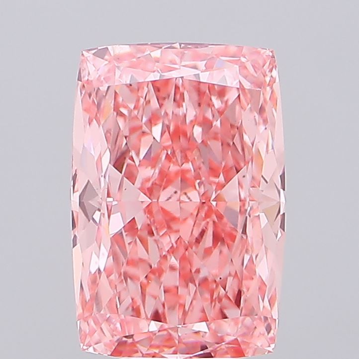7.11ct Cushion Fancy Vivid Pink VS1 IGI